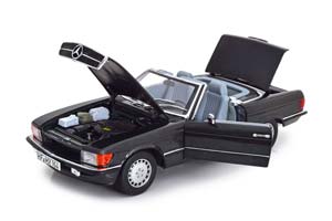 MERCEDES W107 300SL R107 1986 BLACK — фото 3