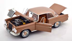 MERCEDES W111 250 SE COUPE 1969 LIGHT BROWN METALLIC / МЕРСЕДЕС 250СЕ КОРИЧНЕВЫЙ — фото 3