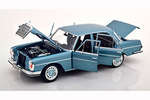 MERCEDES W108 280 SE 1968 LIGHT BLUE — фото 3