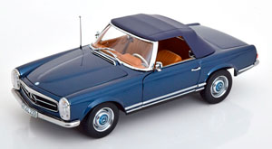 MERCEDES 230 SL PAGODE WITH REMOVABLE SOFTTOP 1963 BLUEMETALLIC — фото 5
