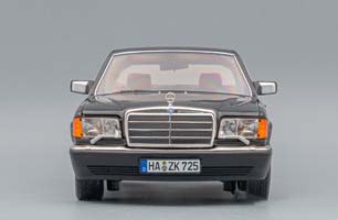 MERCEDES W126 S-CLASS 560 SEL 1989 BLACK METALLIC / МЕРСЕДЕС С-КЛАСС ЧЕРНЫЙ МЕТАЛЛИК — фото 12