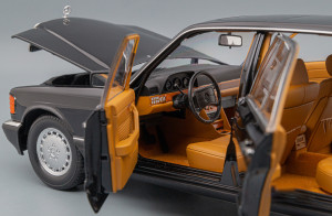 MERCEDES W126 S-CLASS 560 SEL 1989 BLACK METALLIC / МЕРСЕДЕС С-КЛАСС ЧЕРНЫЙ МЕТАЛЛИК — фото 5