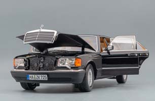 MERCEDES W126 S-CLASS 560 SEL 1989 BLACK METALLIC / МЕРСЕДЕС С-КЛАСС ЧЕРНЫЙ МЕТАЛЛИК — фото 8