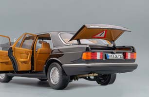 MERCEDES W126 S-CLASS 560 SEL 1989 BLACK METALLIC / МЕРСЕДЕС С-КЛАСС ЧЕРНЫЙ МЕТАЛЛИК — фото 9