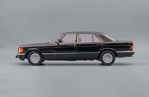 MERCEDES W126 S-CLASS 560 SEL 1989 BLACK METALLIC / МЕРСЕДЕС С-КЛАСС ЧЕРНЫЙ МЕТАЛЛИК — фото 10