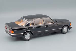 MERCEDES W126 S-CLASS 560 SEL 1989 BLACK METALLIC / МЕРСЕДЕС С-КЛАСС ЧЕРНЫЙ МЕТАЛЛИК — фото 2