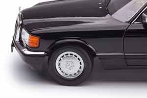 MERCEDES W126 560 SEL W126 1989 BLACK-METALLIC / МЕРСЕДЕС С-КЛАСС ЧЕРНЫЙ — фото 15