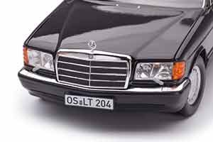 MERCEDES W126 560 SEL W126 1989 BLACK-METALLIC / МЕРСЕДЕС С-КЛАСС ЧЕРНЫЙ — фото 16