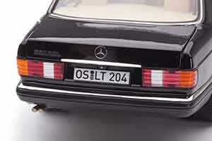 MERCEDES W126 560 SEL W126 1989 BLACK-METALLIC / МЕРСЕДЕС С-КЛАСС ЧЕРНЫЙ — фото 17