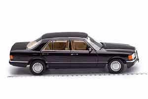 MERCEDES W126 560 SEL W126 1989 BLACK-METALLIC / МЕРСЕДЕС С-КЛАСС ЧЕРНЫЙ — фото 10