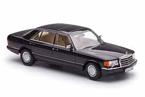 MERCEDES W126 560 SEL W126 1989 BLACK-METALLIC / МЕРСЕДЕС С-КЛАСС ЧЕРНЫЙ — фото 11