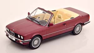 BMW 325I E30 CONVERTIBLE DARKRED-METALLIC