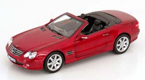 MERCEDES SL 500 R230 2003 REDMETALLIC
