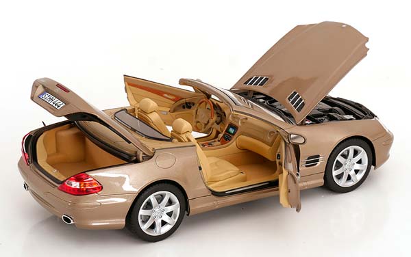 MERCEDES SL 500 R230 ROADSTER 2003 HELLBROWN-METALLIC / МЕРСЕДЕС SL 500 R230 РОДСТЕР ХЕЛЛБРОВН-МЕТАЛЛИК — фото 6