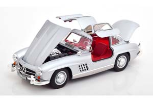 MERCEDES 300SL 1954 SILVER / МЕРСЕДЕС 300СЛ СЕРЕБРИСТЫЙ — фото 3