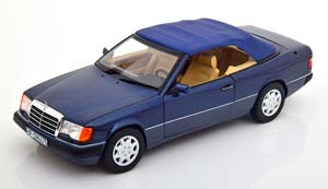 MERCEDES W124 300 CE-24 (C124) CONVERTIBLE 1992 DARK BLUE METALLIC / МЕРСЕДЕС Е-КЛАСС СИНИЙ — фото 4