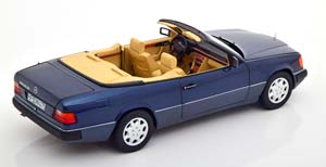 MERCEDES W124 300 CE-24 (C124) CONVERTIBLE 1992 DARK BLUE METALLIC / МЕРСЕДЕС Е-КЛАСС СИНИЙ — фото 2