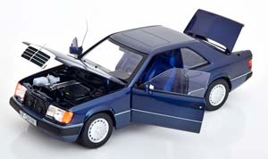 MERCEDES W124 300 CE-24 (C124) COUPE 1990 BLUE METALLIC — фото 3