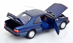 MERCEDES W124 300 CE-24 (C124) COUPE 1990 BLUE METALLIC — фото 4