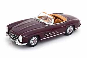 MERCEDES 300 SL ROADSTER 1957 DARK RED / МЕРСЕДЕС 300 СЛ ТЕМНО КРАСНЫЙ — фото 6
