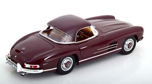 MERCEDES 300 SL ROADSTER 1957 DARK RED / МЕРСЕДЕС 300 СЛ ТЕМНО КРАСНЫЙ — фото 2