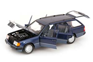 MERCEDES 300D S124 ESTATE 1990 BLUE METALLIC LIMITED EDITION 1000 PCS. — фото 3