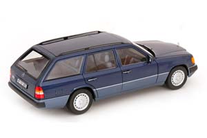 MERCEDES 300D S124 ESTATE 1990 BLUE METALLIC LIMITED EDITION 1000 PCS. — фото 2