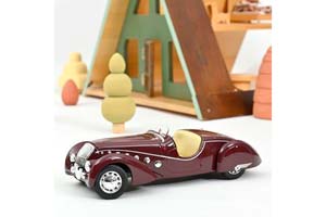 PEUGEOT 302 DARLMAT ROADSTER 1937 DARK RED — фото 3