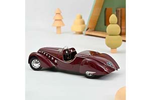 PEUGEOT 302 DARLMAT ROADSTER 1937 DARK RED — фото 4