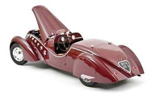 PEUGEOT 302 DARLMAT ROADSTER 1937 DARK RED — фото 2