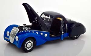 PEUGEOT 302 DARLMAT COUPE 1937 DARK/CLEAR BLUE — фото 3