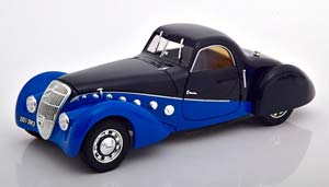 PEUGEOT 302 DARLMAT COUPE 1937 DARK/CLEAR BLUE