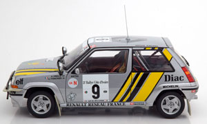 RENAULT SUPER CINQ GT TURBO NO 9 RALLY COTE D IVOIRE 1989 WITH DECALS — фото 3