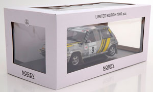 RENAULT SUPER CINQ GT TURBO NO 9 RALLY COTE D IVOIRE 1989 WITH DECALS — фото 12