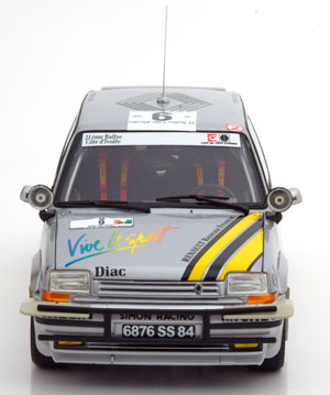 RENAULT SUPER CINQ GT TURBO NO 9 RALLY COTE D IVOIRE 1989 WITH DECALS — фото 4