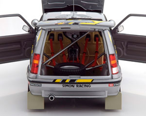 RENAULT SUPER CINQ GT TURBO NO 9 RALLY COTE D IVOIRE 1989 WITH DECALS — фото 7
