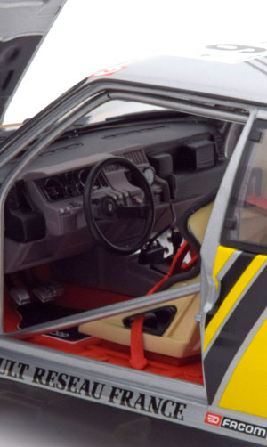 RENAULT SUPER CINQ GT TURBO NO 9 RALLY COTE D IVOIRE 1989 WITH DECALS — фото 8