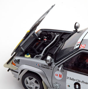 RENAULT SUPER CINQ GT TURBO NO 9 RALLY COTE D IVOIRE 1989 WITH DECALS — фото 10