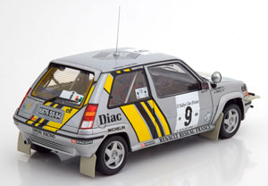 RENAULT SUPER CINQ GT TURBO NO 9 RALLY COTE D IVOIRE 1989 WITH DECALS — фото 2