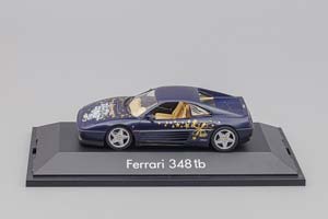FERRARI 348 TB MERRY CHRISTMAS 1996, BLUE METALLIC — фото 5