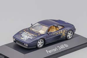 FERRARI 348 TB MERRY CHRISTMAS 1996, BLUE METALLIC