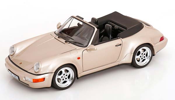 PORSCHE 911 (964) CARRERA 2 TURBO LOOK CABRIO 1992 PEARLSILVER / ПОРШЕ 911 964 КАРРЕРА 2 ТУРБО ЛУК КАБРИО ПИРЛСИЛВЕР