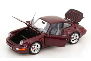 PORSCHE 911 (964) TURBO 3.6 COUPE 1993 PURPLE METALLIC — фото 3