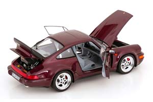 PORSCHE 911 (964) TURBO 3.6 COUPE 1993 PURPLE METALLIC — фото 4