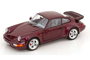 PORSCHE 911 (964) TURBO 3.6 COUPE 1993 PURPLE METALLIC — фото 1
