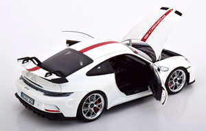 PORSCHE 911 (992) GT3 2021 WHITE RED — фото 4