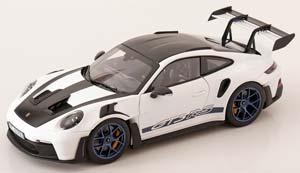 PORSCHE 911 (992) GT3 RS WEISSACH PACKAGE 2022 WHITE BLUE CARBON