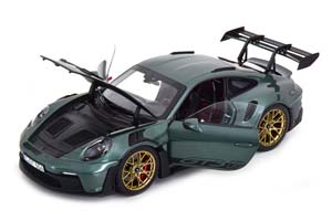 PORSCHE 911 (992) GT3 RS 2024 DARK GREEN METALLIC / ПОРШЕ ГТ-3 РС ТЕМНО ЗЕЛЕНЫЙ — фото 3