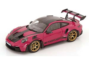 PORSCHE 911 (992) GT3 RS WITH WEISSACH PACKAGE 2022 RUBIN-RED BLACK