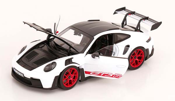 PORSCHE 911 (992) GT3 RS WHITEACH PACKAGE 2022 WHITE / RED / ПОРШЕ 911 992 ГТ3 RS ВХИТИЧ ПАКЕТ БЕЛЫЙ КРАСНЫЙ — фото 3
